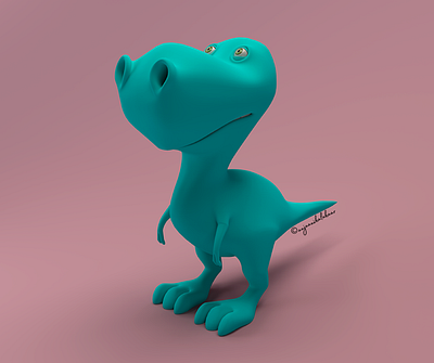 Lowpoly T-Rex 3d 3d artist 3ddesign 3drender anjaanikalakaar arnold arnoldrender autodesk character characterdesign digitalart dinosaur lighting maya organic shaded trex