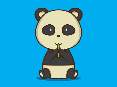 Baby Panda cartoon character cartoon illustration cute design drawing illustration vector