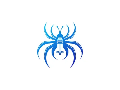 Spider Light abstract logo animal animals brand identity branding branding identity colorful logo creative logo gradient logo icon illustration light logo branding logo design logo designer logo mark minimalist logo modern logo professional logo spider
