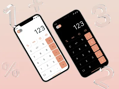 Calculator Application app calculator calculator app calculator ui design illustration typography ui uidesign uiux uiuxdesign vector