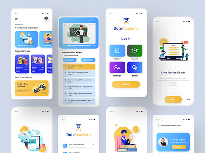 E-learning Educational App UI/UX Design app app design app education app ui e learning education education app education logo education website educational educational app educational branding elearning elearning courses lerning app mobile app mobile app design mobile application mobile ui