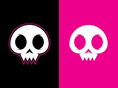 Skull logo t-shirts adobe illustrator blue branding branding design illustrator logo logo design pink skull logo skulls t shirt t shirt design t shirt illustration vector vector art