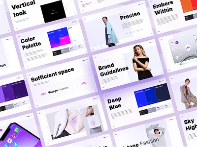 Votage Fashion - Brand Identity app applications brand branding design fashion fashion app guide guideline identity logo mobile app personal branding social ui ui design ux ux design