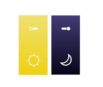 Light to dark switch app dark mode dark theme design minimal vector