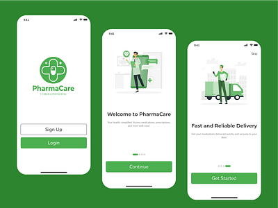 Onboarding Screens app design design figma login screen medical app medical splash screens onboarding screens splash screens ui user exprience user interface