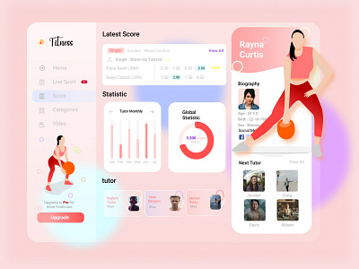 Fitness Application app design application design branding design fitness app illustration landing page design portfolio uidesign uiux uiuxdesign workout app