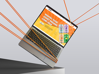 Beverage Landing Page 🥤🔋 3d animation branding design energy drinks graphic design illustration logo motion graphics ui uiux design ux vector website website design