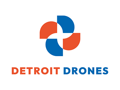 Detroit Drones america american branding business company detroit drone drones logo remote control tech technological technology uas us