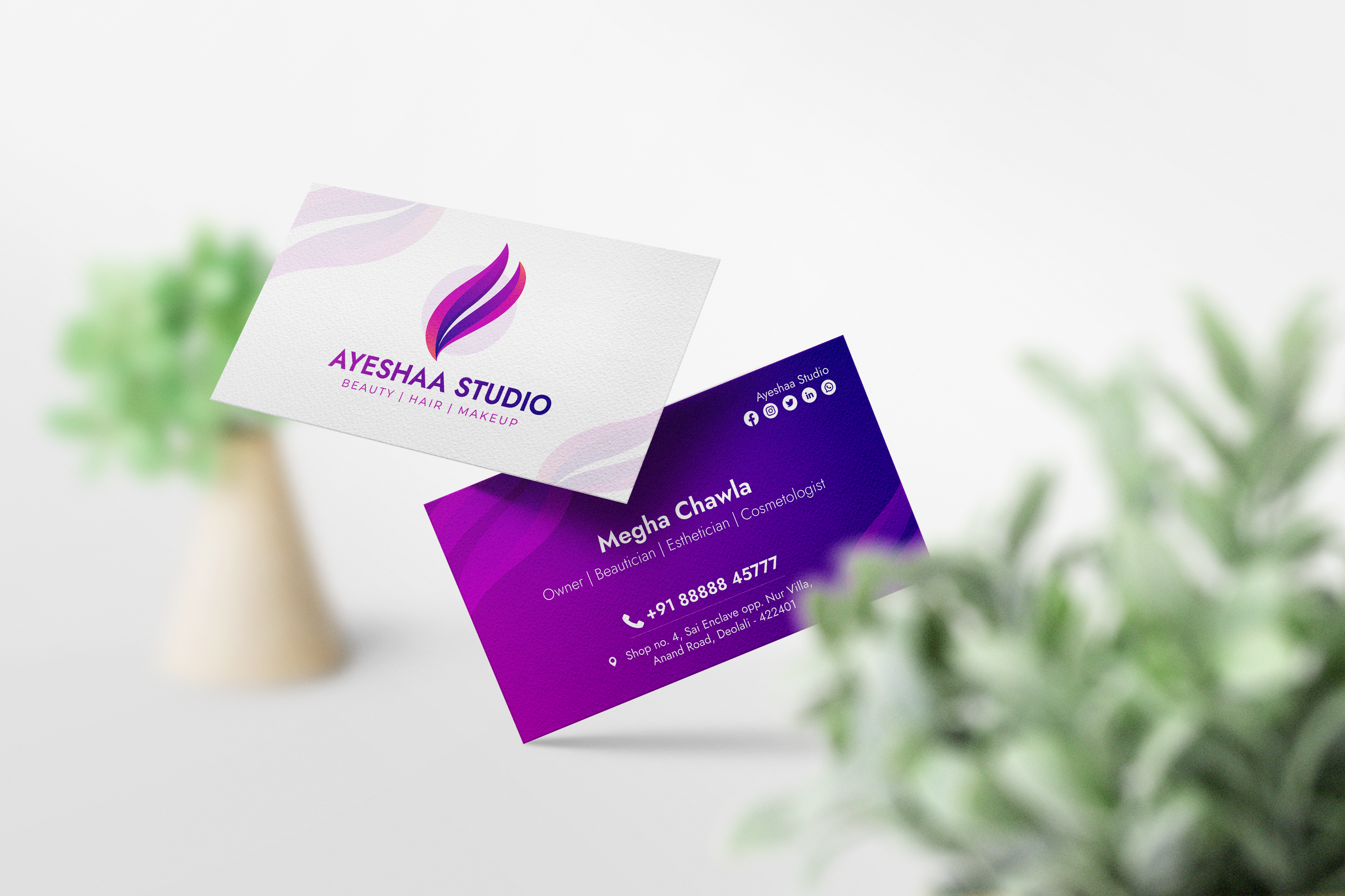 Example of Business Cards Designing/ Visiting Card
