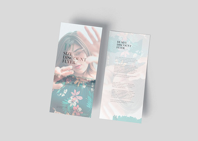 Green DL Flyer Mockup design free free mockup new premium psd psd mockup