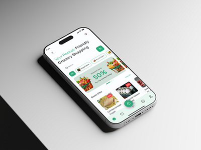 The Grocery Mobile App cart ecommerce shop food delivery grocery grocery shopping grocery shopping app grocery store grocery store app hassle free grocery shopping mobile online shopping product design app search shop shopping app ui design user experience