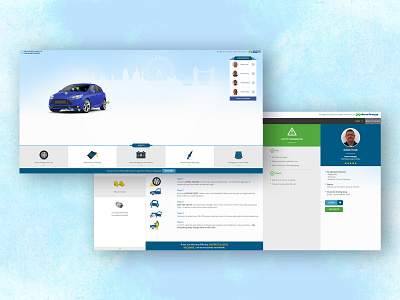 Who Can Fix My Car - An intuitive Automobile UI/UX Design carfix dashboardui design figma ux website