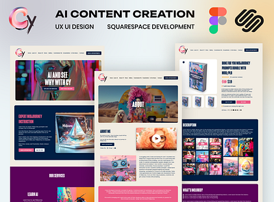 AI Content Creation Web UI/UX Design & Squarespace Development ai content creation cms cms development consultant website content creation website figma squarespace development ui ui design ui ux design ux ux design web design website design website development