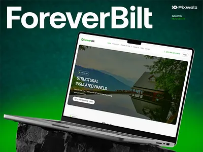 Forever Bilt | SIP Construction Website | Pixwelz construction website divi development figma to wordpress real estate tech responsive web design sip panels smart home solutions sustainable building uiux design by pixwelz