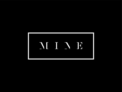 Mine apparel appareldesign brand branding clothes clothing clothingdesign design graphicdesign identity label logo mark minimal sign