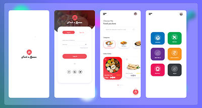 Food Order and Delivery App with Order Management Function adobe xd adobexd appuidesign branding design food order app hire me logo ui ux uiux vector