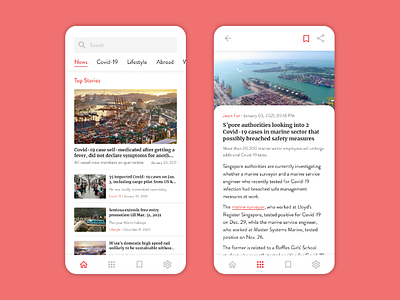 News Article App UI 30daysofuichallenge figma mothership mothership ui news app news app ui news article ui news ui newsfeed newsfeed ui newspaper newspaper ui