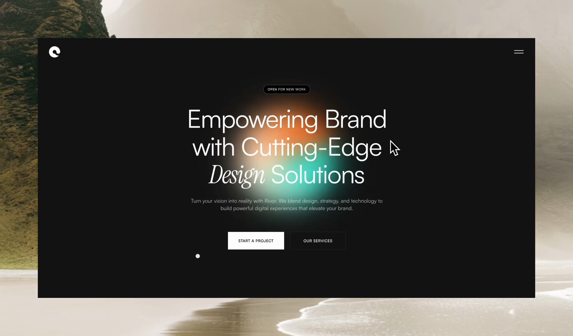 Example of Rivor – A Modern Creative Agency