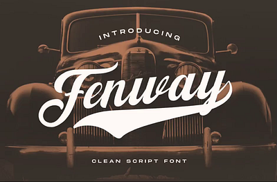 Retro Font branding design fonts illustration typography