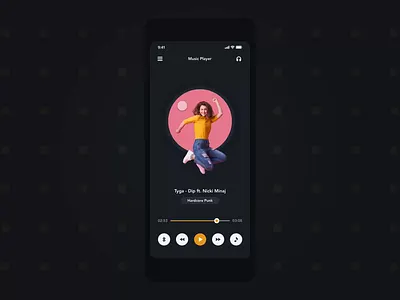 App menu Design | Grizzly Mobile App Ui Kit adroid ui kit animated mockup animation app menu dark mode drawer free ui kit glassmorphism ios ui kit iphone mockup motion profile retro side menu side navigation bar ui kit ux design xd ui kit