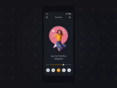 App menu Design | Grizzly Mobile App Ui Kit adroid ui kit animated mockup animation app menu dark mode drawer free ui kit glassmorphism ios ui kit iphone mockup motion profile retro side menu side navigation bar ui kit ux design xd ui kit