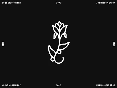 Coffee Flower Logo bellingham berry brand branding cafe coffee coffee plant flower leaf leaves logo logo mark pnw rose stem tulip washington