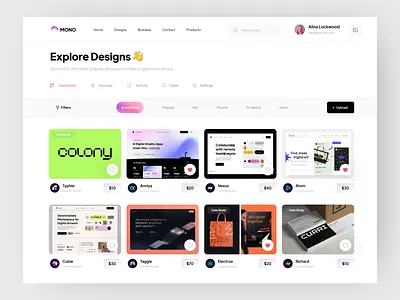 Alternative Dribbble Design app app design application best design best web design 2022 buy ecommerce market market place minimal modern new style online online shop product sale shop ui ui design ui ux