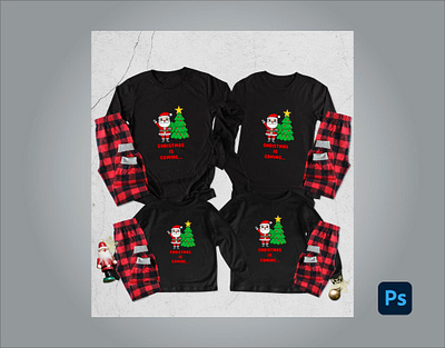 Christmas kit Mockup adobe adobe photoshop art black branding branding design christmas kingtharu kingtharu graphics red shorts sleeves