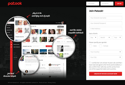 Patook Homepage (version1)