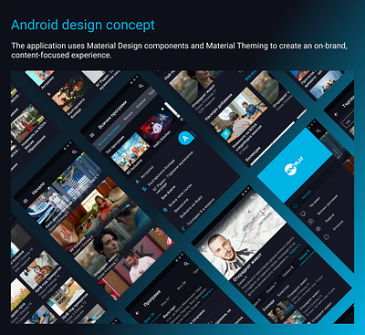 TV App android concept figma mobile app movie app tv app tv series tv shows ui design