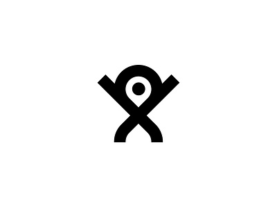 Helmet Man Logo black brand branding clean logo design flat helmet human logo man mark protect simple symbol vector