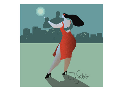 Dancing The Night Away adobeillustrator character design characterdesign flat design flat illustration flatdesign illustration illustrator vector illustration woman illustration