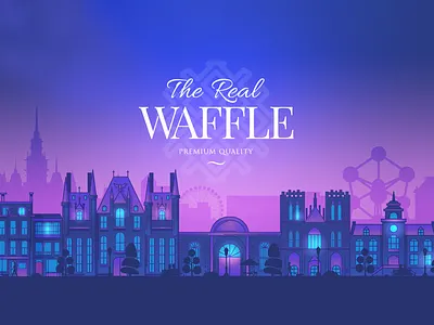 The Real Waffle - Branding and Packaging branding design illustrations package design packaging design product branding