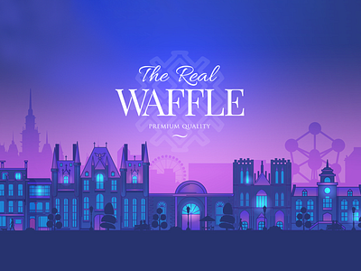 The Real Waffle - Branding and Packaging branding design illustrations package design packaging design product branding