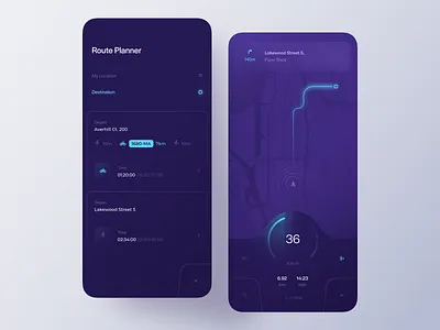 E-Bike Sharing App bike bike sharing car choose route cockpit e bike electric bike gps gps navigation illustration map navigation profile route route planner sandro tavartkiladze scooter sharing speedometer walk