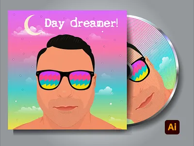 Day dreaming Album art. adobe adobe illustrator art artwork degital drawing design digital art drawing illustration kingtharu