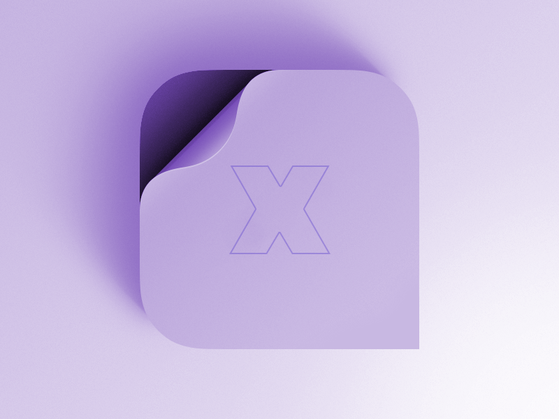 Example of Paper X Icon
