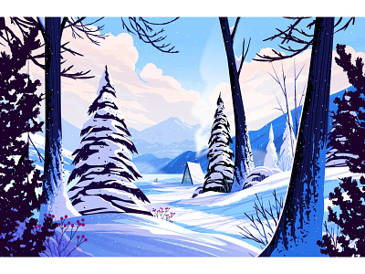 Adobe Creative Cloud Holiday Illustration