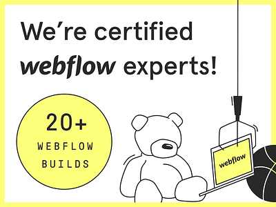 Certified Webflow Experts brand agency brand design brand designer brand studio branding iconography illustration logo webflow webflow experts
