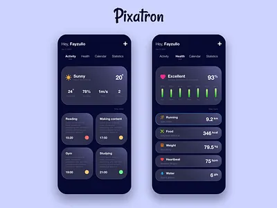 MyDay app animation app branding design flat logo photoshop ui ux web