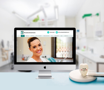 www.glenashtondental.ca design illustration medical webdesign