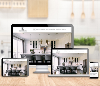 www.landmarkkitchens.ca design illustration interior ui web webdesign