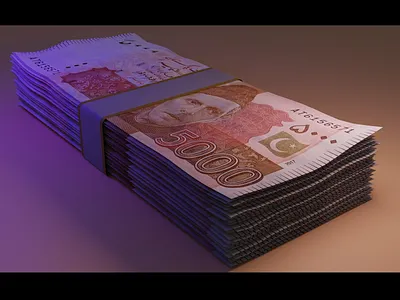 currency notes blender branding currency notes flat