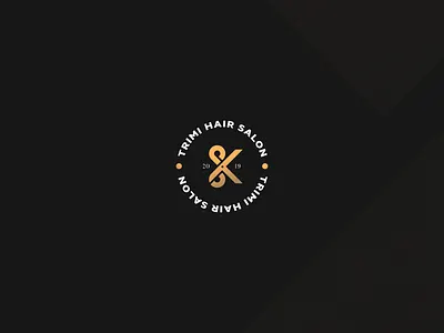 Barbershop Logo | Trimi barber barber logo barber shop barbers barbershop black brand brand identity branding design gold hair haircut logo logos scissors skull ui uiux