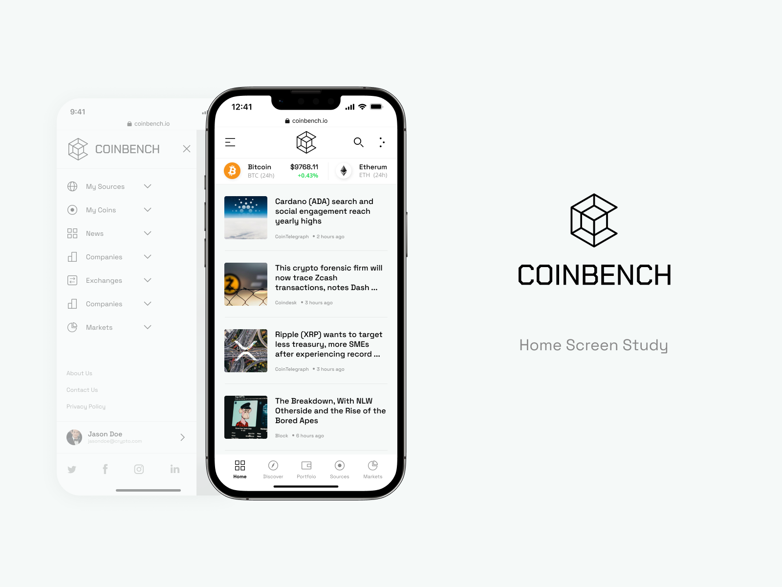 coinbench-go-to-place-for-all-crypto-home-screen-study-by-markiian