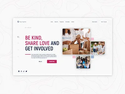 Crowdfunding Website design flat interface ui ui design user interface ux ux design web web design