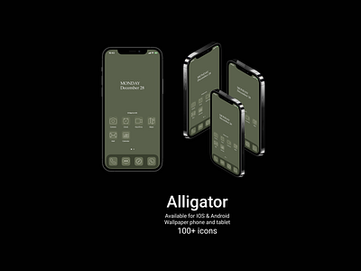 Alligator icons for ios14 & android android android design iconset ios14 ios14homescreen