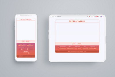 Fotocopiadora Web for printing receipts code css3 html5 ui ui design ux uxdesign webdesign website