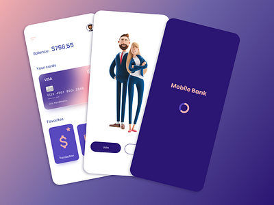 Financial App Concept animation app appdesign appdesigner design financial financial app graphic design illustration ui uidesing uiuxdesign ux