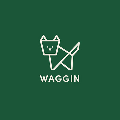 WAGGIN brand identity branding branding concept design illustration logo ui ux visual identity design